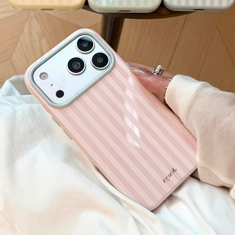 Phone Cases Trending - Роскошный корейский модный чехол с полосками