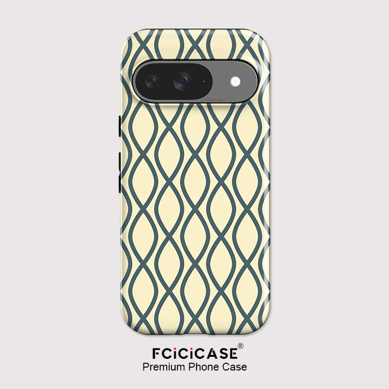 Phone Cases Google Pixel 9 - Чехол Fcicicase с модным полосатым принтом