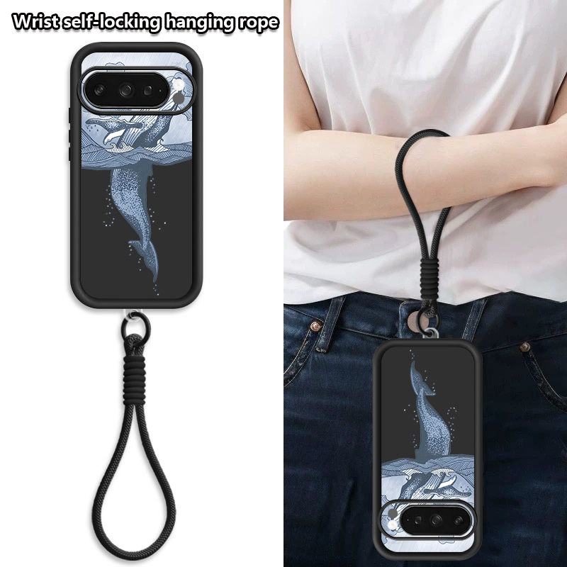 Чехол-ремешок с принтом китов- – обзор и цена Phone Cases Google Pixel 9